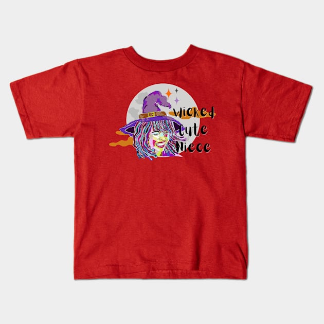 Wicked cute niece Kids T-Shirt by DLGstudio